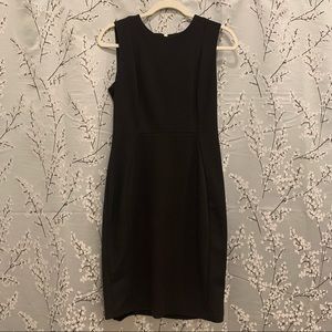 Calvin Klein Black Sleeveless Sheath Dress | Black | Size 6 (Six)